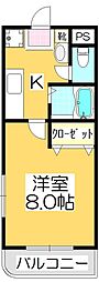 ソルトビレッジ 1Kの間取図画像