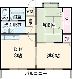 間取図画像 2DK