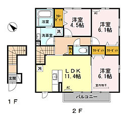 物件の間取り