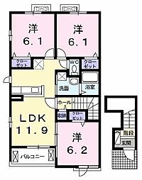 間取図画像 3LDK