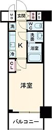 プレサンス兵庫ヴィアーレ 1Kの間取図画像