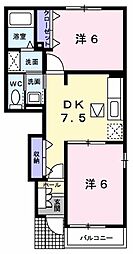 間取図画像 2DK