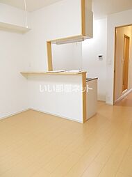 レアル　パティオII 202 2階1LDKのリビング/ダイニング