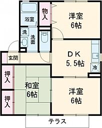 間取図画像 3DK