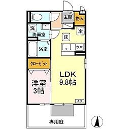 間取図画像 1LDK