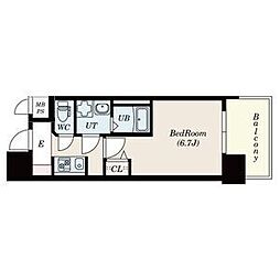 S-RESIDENCE上前津1203・1503号室フリーレントキャンペーン実 12階1Kの間取り