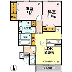 物件の間取り