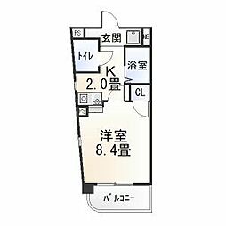 GRANDEUR 1Kの間取図画像