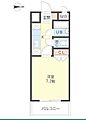 アルウィンコート・亀川4階3.4万円