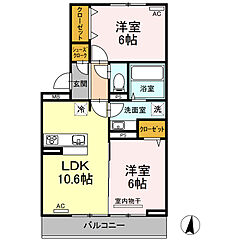 物件の間取り