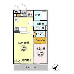 間取図画像 1LDK