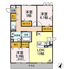 物件の間取り