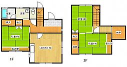 西富井守谷様借家 2階3LDKの間取り