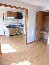 ステーションフロントハイツ　III 101 1階2DKの室内