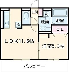 間取図画像 1LDK