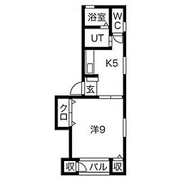 間取図画像 1DK