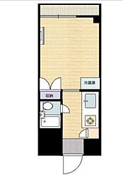 ぱれっと中須賀 1Kの間取図画像