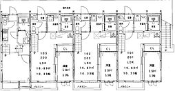 アンピオ賀茂弐番館 1SKの間取図画像