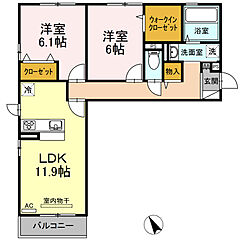 物件の間取り
