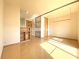 JR東北本線 郡山駅 バス25分 久留米寺西下車 徒歩2分の賃貸アパート 2階1LDKのリビング/ダイニング