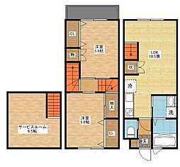 間取図画像 2SLDK