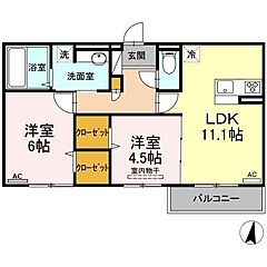 物件の間取り