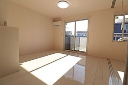 JR東北本線 郡山駅 バス15分 行健小学校バス停下車 徒歩6分の賃貸アパート 1階1LDKのリビング/ダイニング