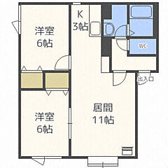 物件の間取り