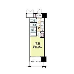 PARKFLATSESAKA 1Kの間取図画像