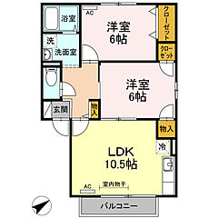 物件の間取り