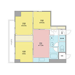 間取図画像 3LDK