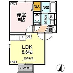 間取図画像 1LDK