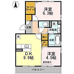 物件の間取り