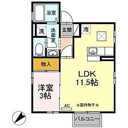 間取図画像 1LDK