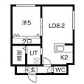 クラリス月寒西4階5.5万円