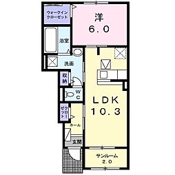 間取図画像 1LDK