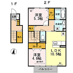 物件の間取り