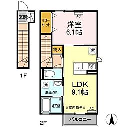 間取図画像 1LDK