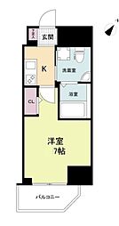 セレニテ神戸元町クレア 13階1Kの間取り