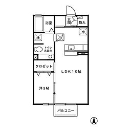 間取図画像 1LDK