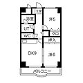 舘坂マンションA5階5.8万円