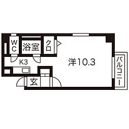 小菅木町ビル 1Kの間取図画像