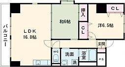リップル・ガーデン1 2LDKの間取図画像