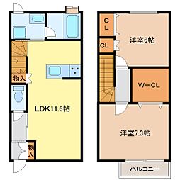 ライフステージ本郷 2LDKの間取図画像