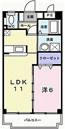 間取図画像 1LDK