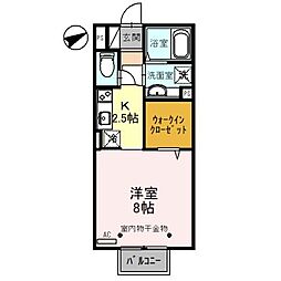 間取図画像 1K