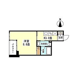 プロスペクト荻窪 1Kの間取図画像