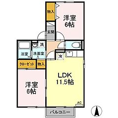 物件の間取り