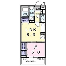 間取図画像 1LDK