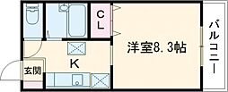 間取図画像 1K